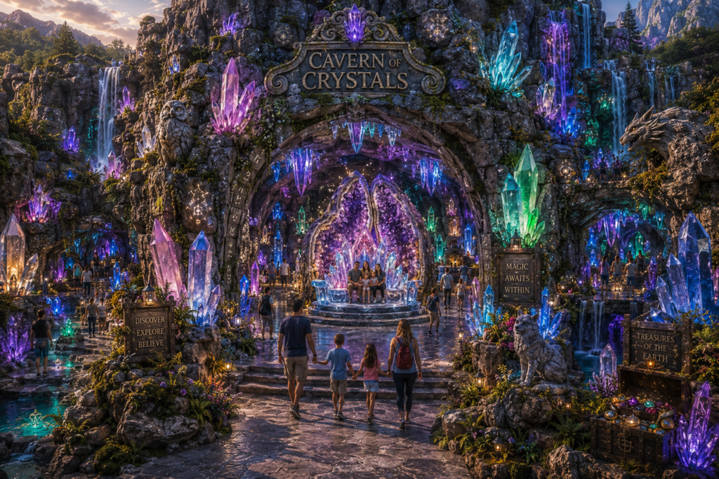 PDC-500 Cavern of Crystals concept visualization