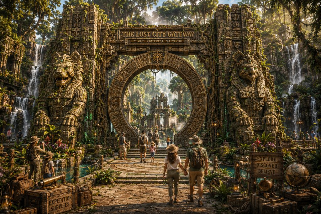 PDC-740 The Lost City Gateway concept visualization