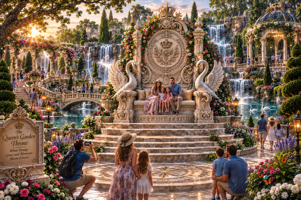 PDC-810 The Queen's Garden Throne concept visualization