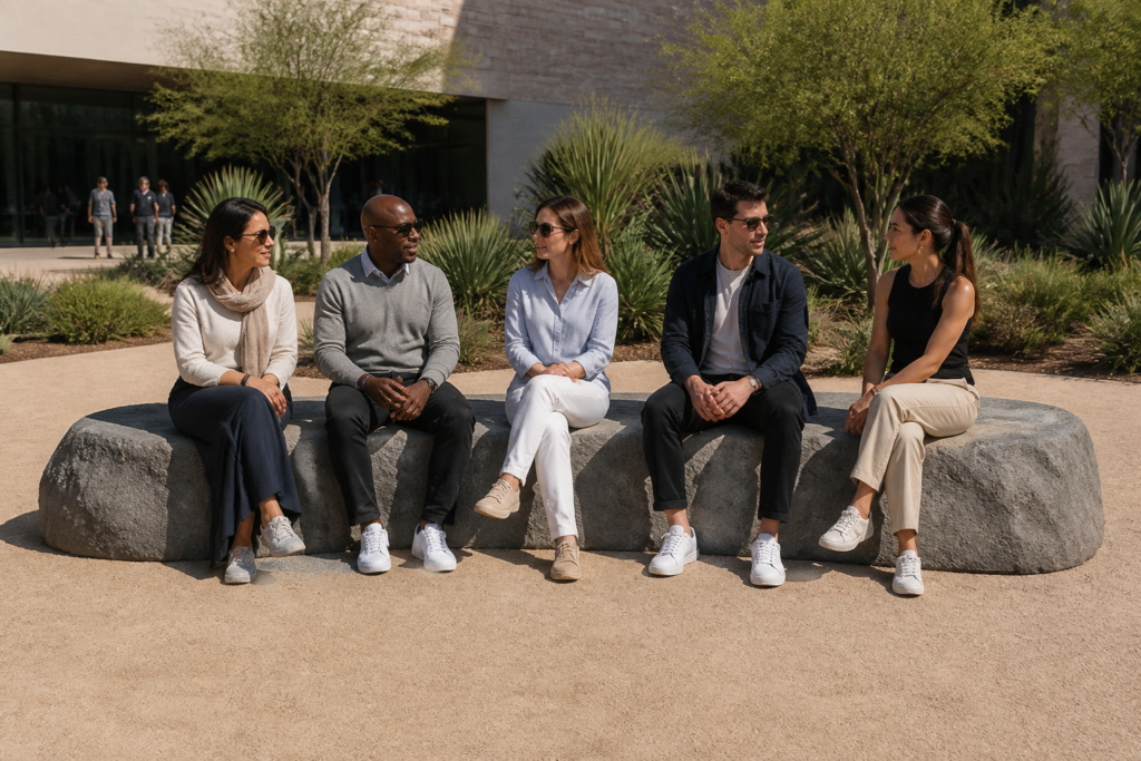 RB-109 — 10' Group Rock Bench