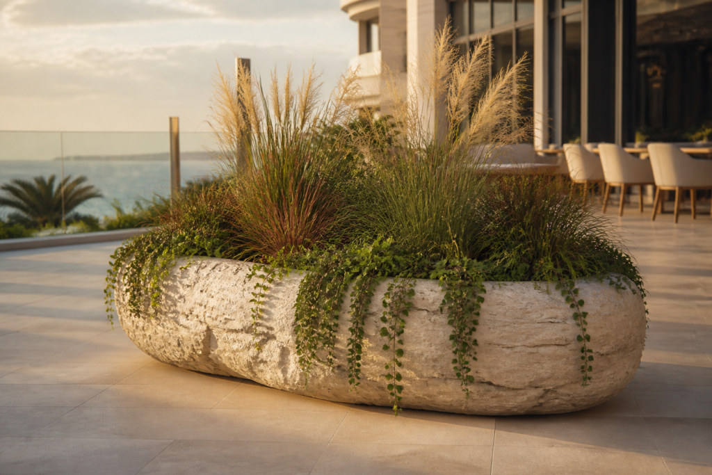 RP-106 — Oval Rock Planter