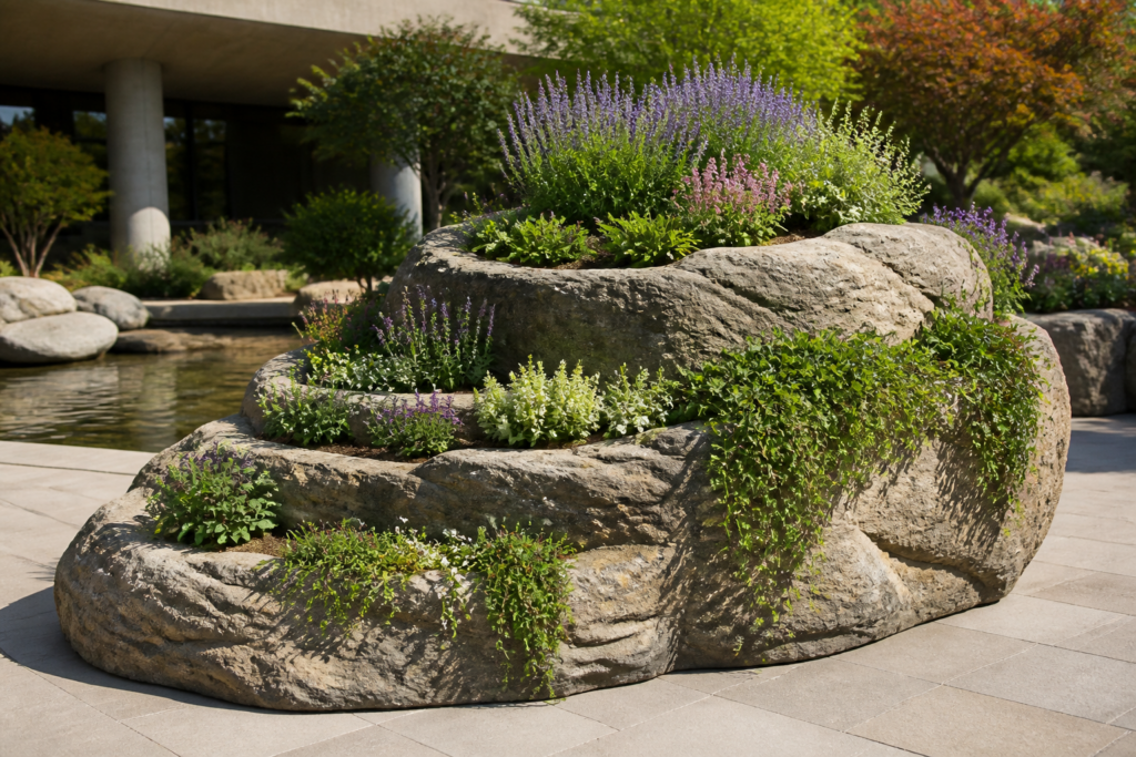 RP-110 — Multi-Level Rock Planter