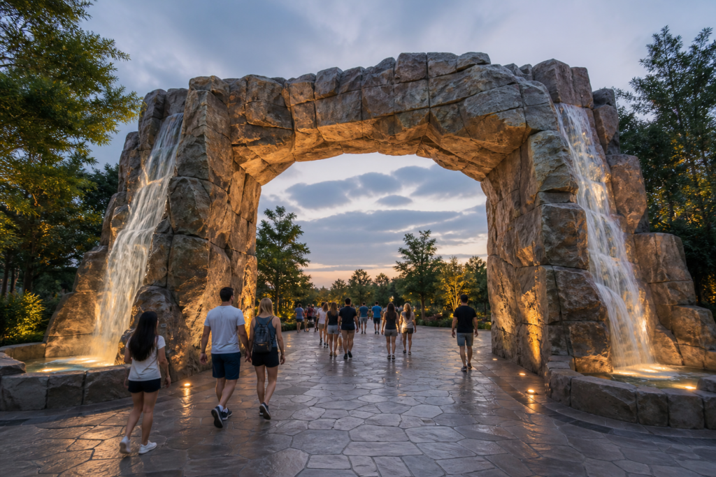 RPA-806 — Waterfall Entry Arch