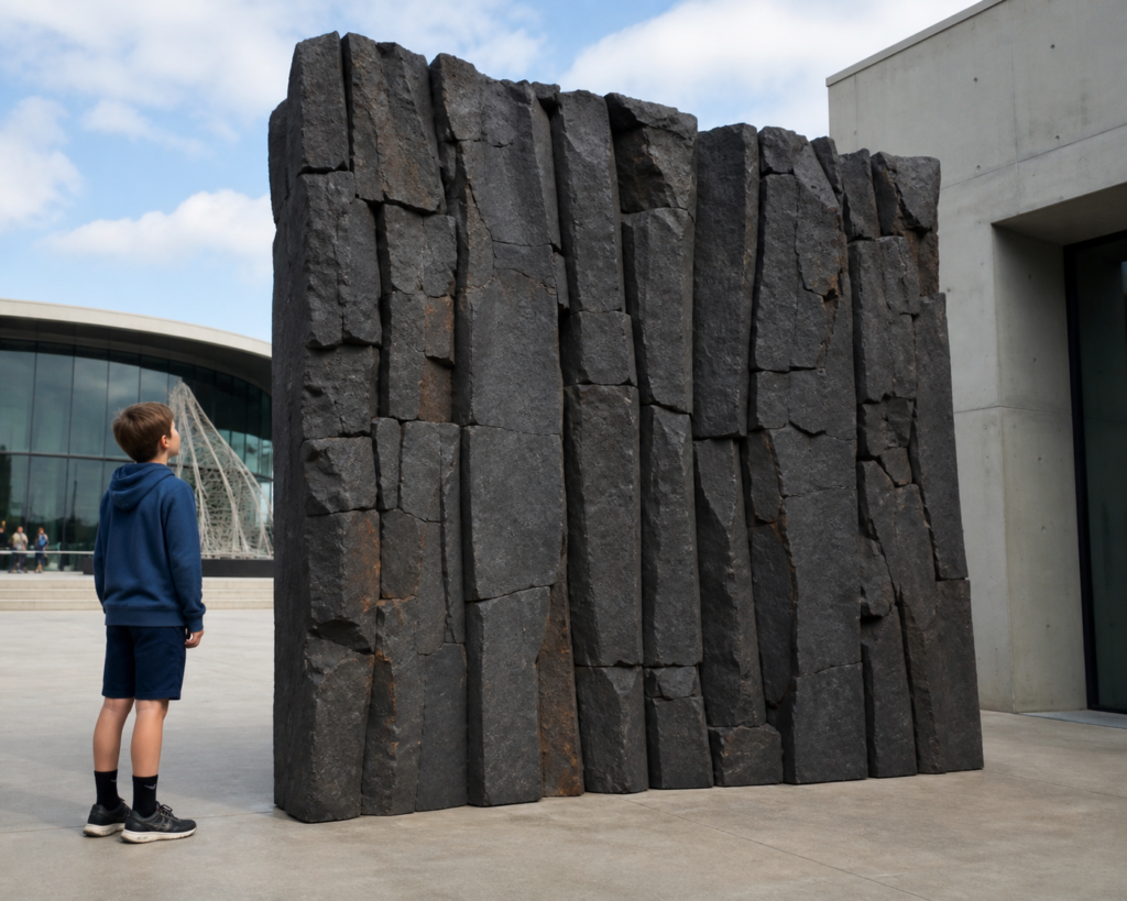 RWP-300 — 8' × 8' Basalt Cliff Panel