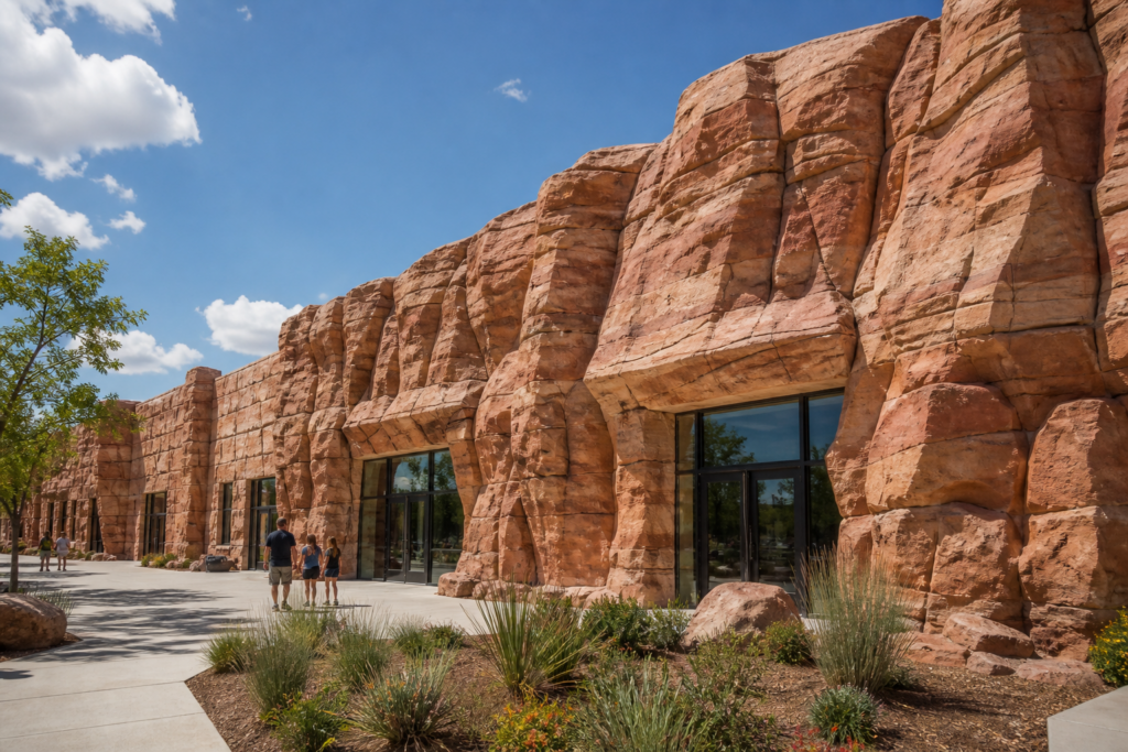 RWP-303 — Custom Continuous Rock Façade