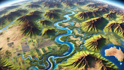 Australia Watershed Maps