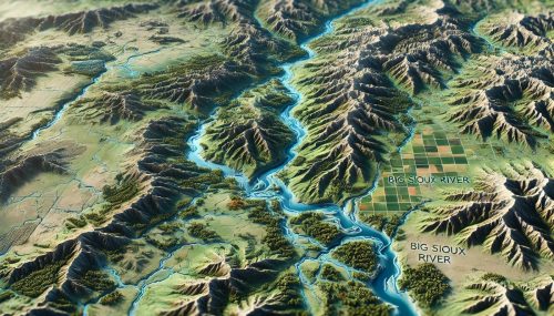 Big Sioux River Watershed Map