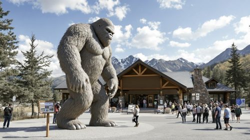 Giant Big Foot Statue Visitor Center