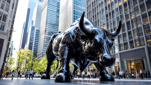 Giant Bull Statue City Center