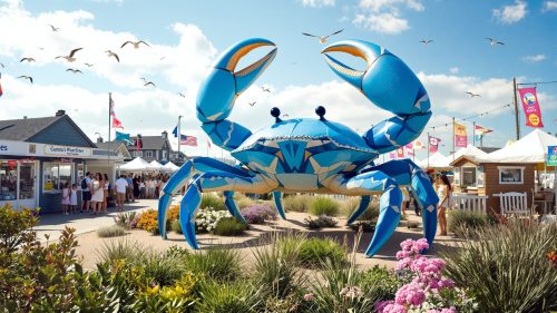 Giant Crab Statue Pier