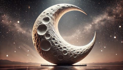Giant Crescent Moon Prop 1