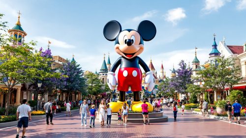 Giant Disney Characters Statue Mickey