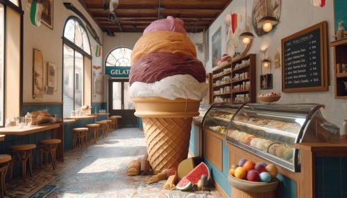Giant Gelato Prop