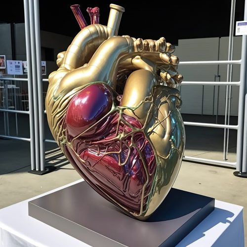 Giant Heart Prop-Metal Style Giant Heart Prop-Metal Style