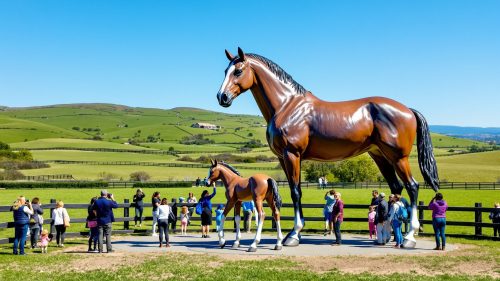 Giant Horse Statue country park