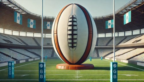 Giant Rugby Ball Prop