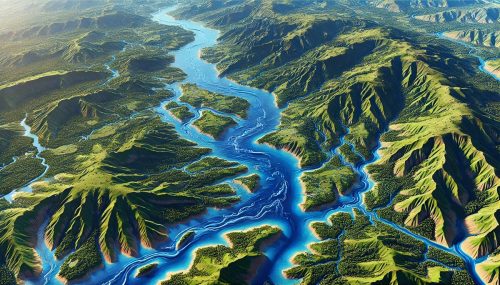 Japura River Watershed Map