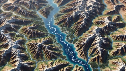 Lake Baikal Basin Watershed Map