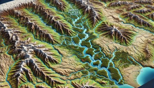 North Platte River Watershed Map