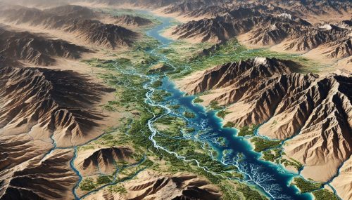 Owens River Watershed Map