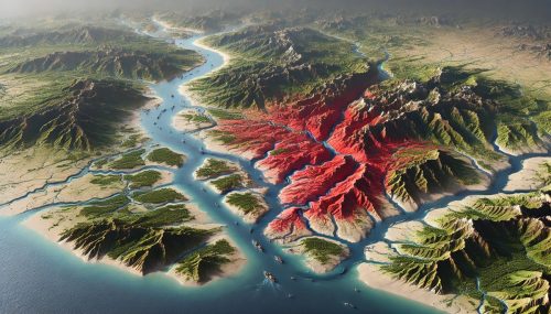 Red River (Asia) Watershed Map