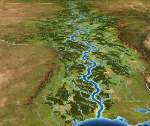 Red River of the South Watershed Map 2