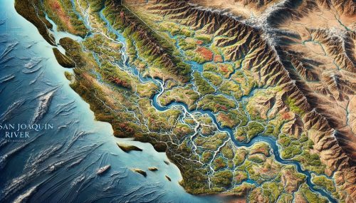 San Joaquin River Watershed Map