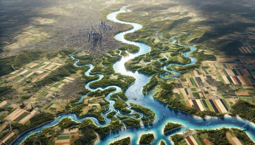 Seine River Watershed Map