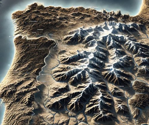 Spain Topo Map