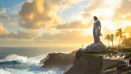 Statues for Tourist Attractions Poseidon