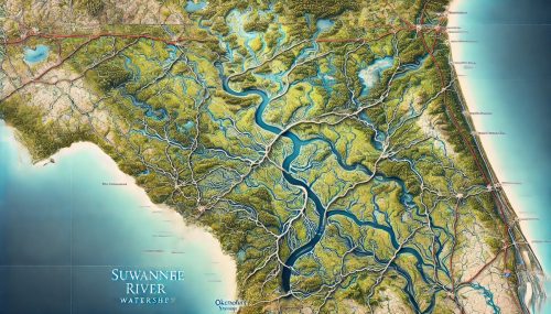 Suwannee River Watershed Map