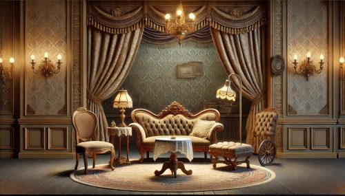 Theater Stage Props-Victorian Parlor
