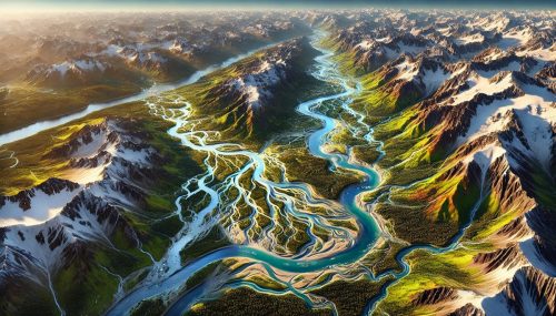 Yenisei River Watershed Map