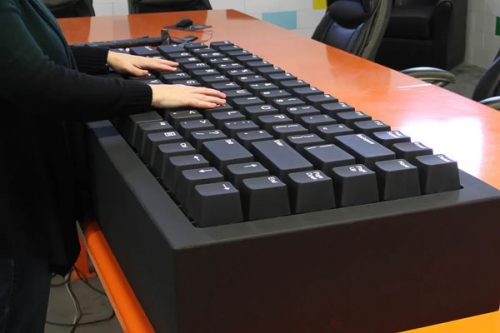 Large Product Replica of a giant working keyboard created by WhiteClouds