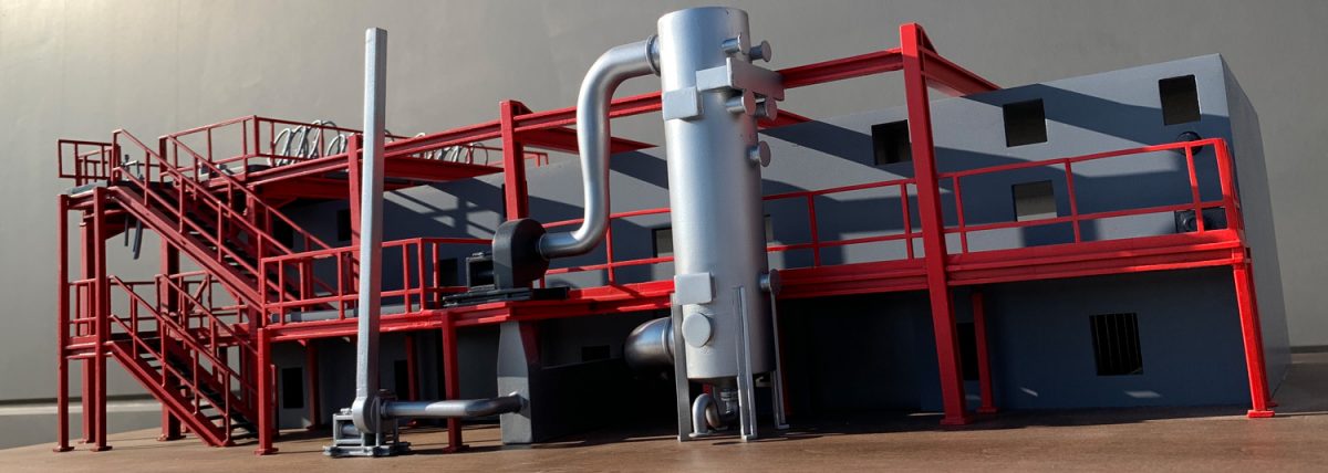 Veolia Industrial Architectural 3D Scaled down model